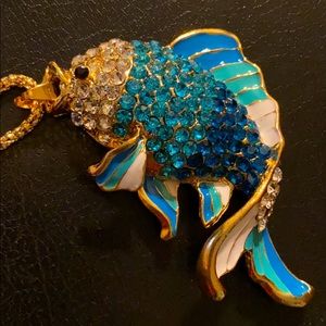 🐟 Glowing goldfish koi fish necklace Betsey 🐟